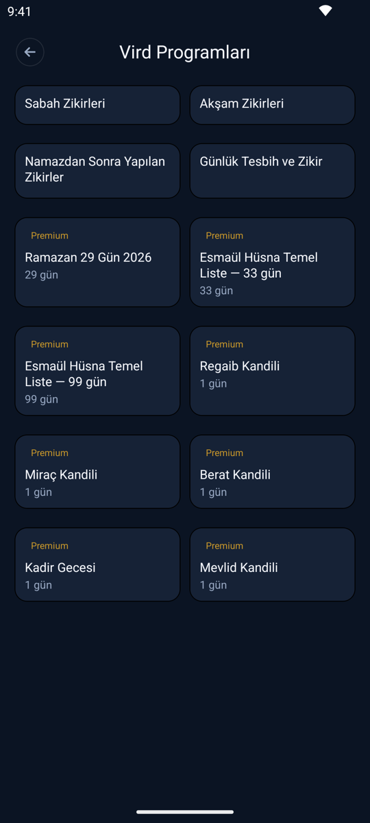 Kendi zikir programınızı kurun